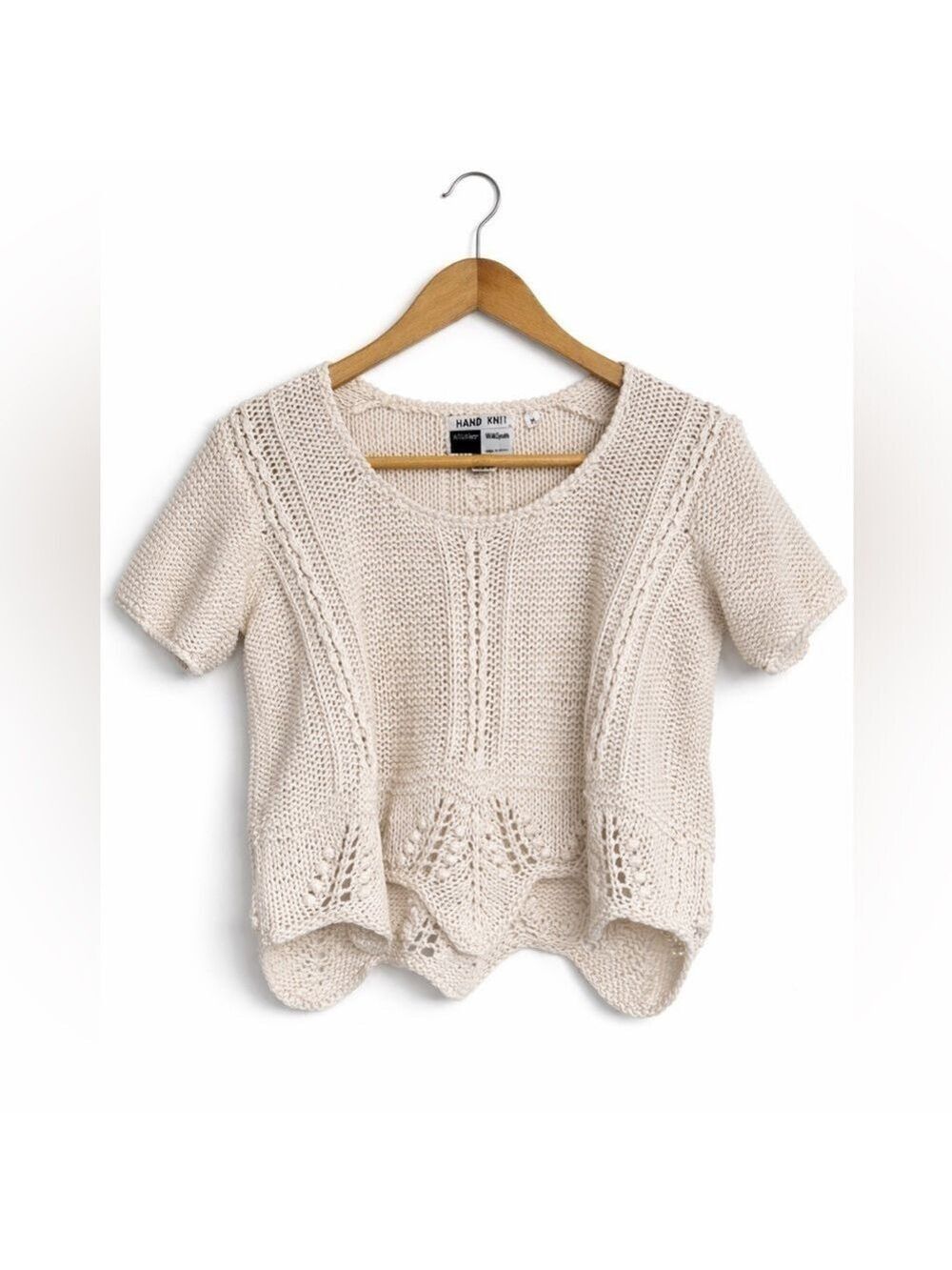 Williwear by Willi Smith Vintage Hand Knit Sweater Medium